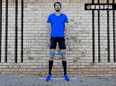 弹力带锻炼大法,强化膝关节,预防运动损伤专用