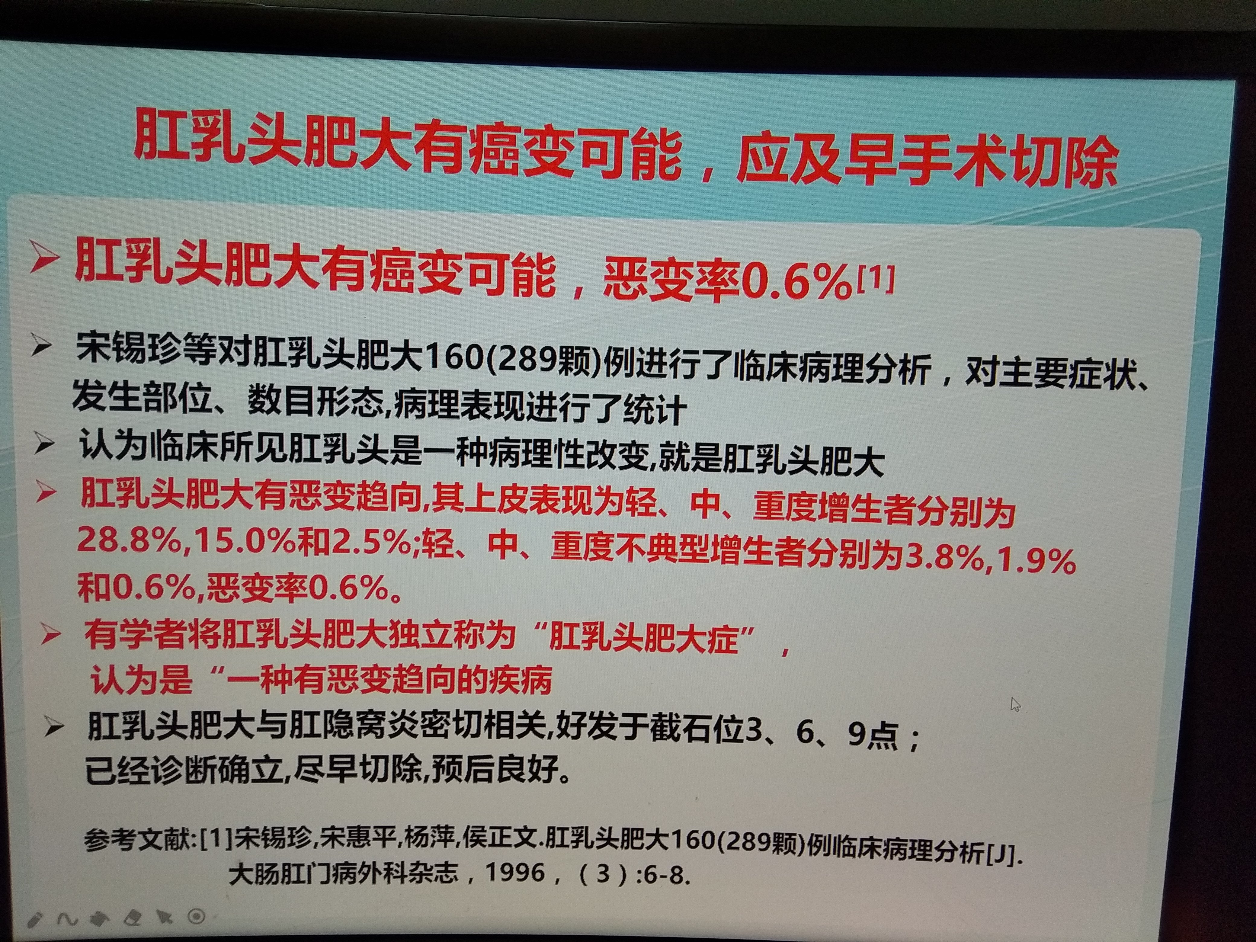 肛乳头肥大有癌变可能应及早手术治疗