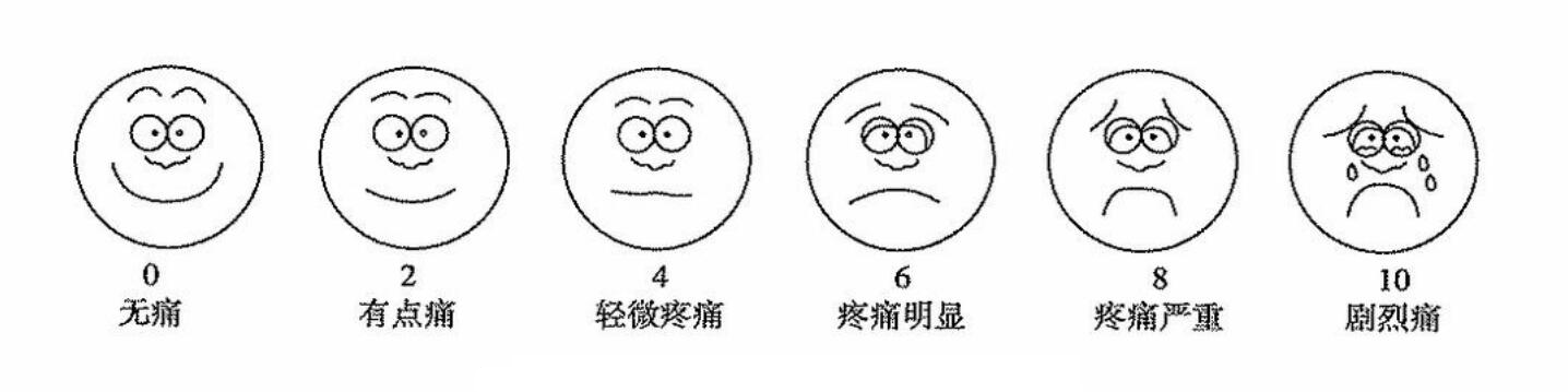 此量表可以较好地评估患儿术后或使用镇痛药物后的 疼痛 程度变化情况