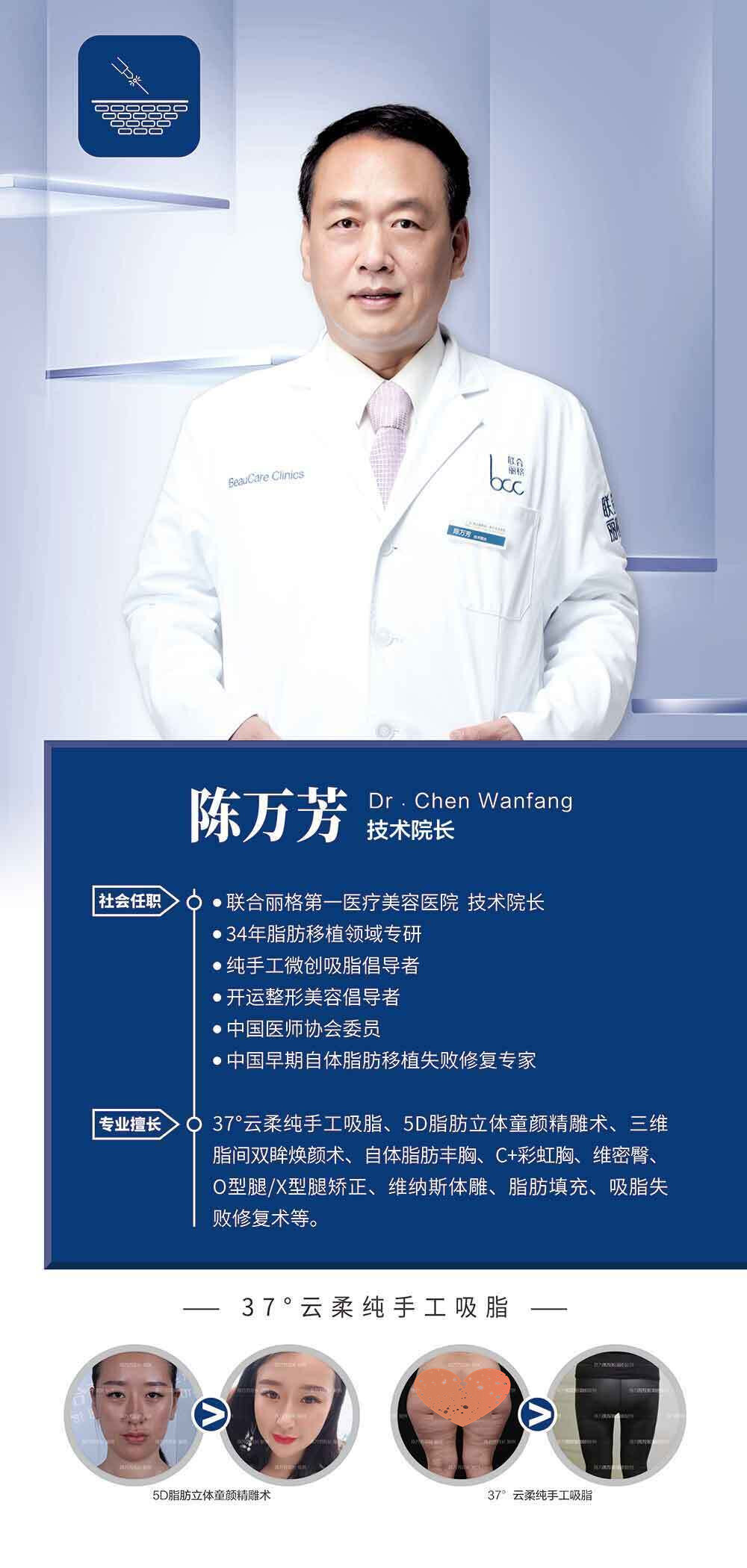 北京联合丽格第一 陈万芳 自体脂肪填充几次能达到满意效果?