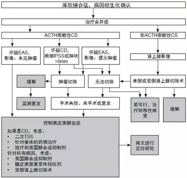 cs 治療原則:一旦出現危及生命的併發症,如感染,肺栓塞,心血管並分ⅱ