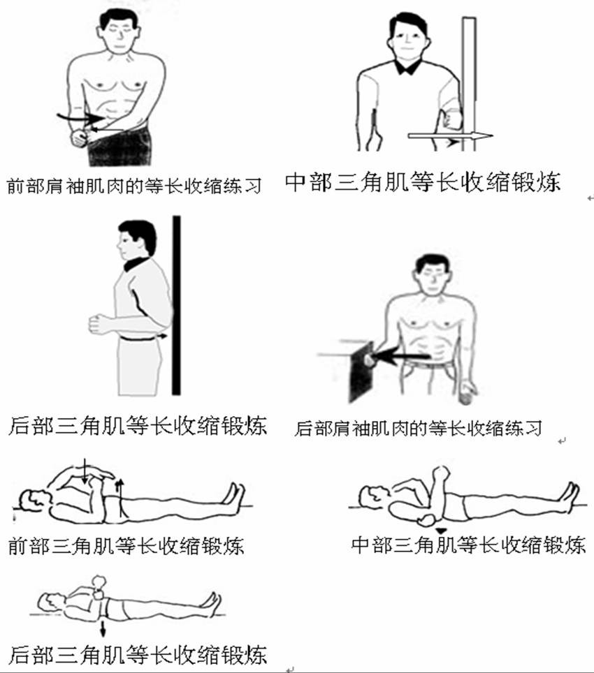 肩袖损伤锻炼方法图解图片