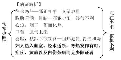 病机:伤寒邪热犯少阳,正邪相争,枢机不利.主治:伤寒少阳证.