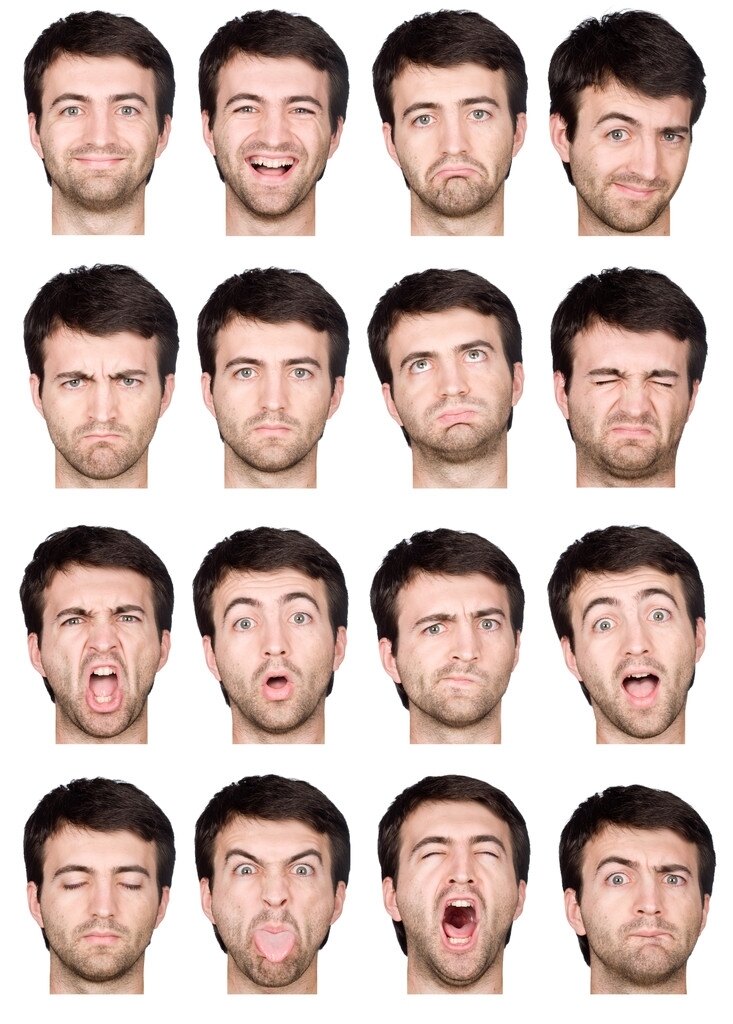 七种基本面部表情图片