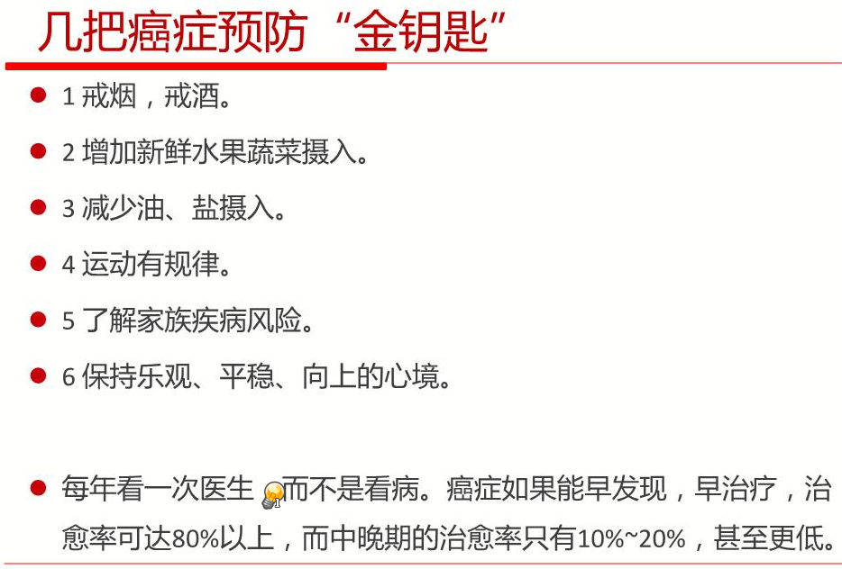 干货常见癌症的预防与早发现之预防肿癌症金钥匙薛兴阳