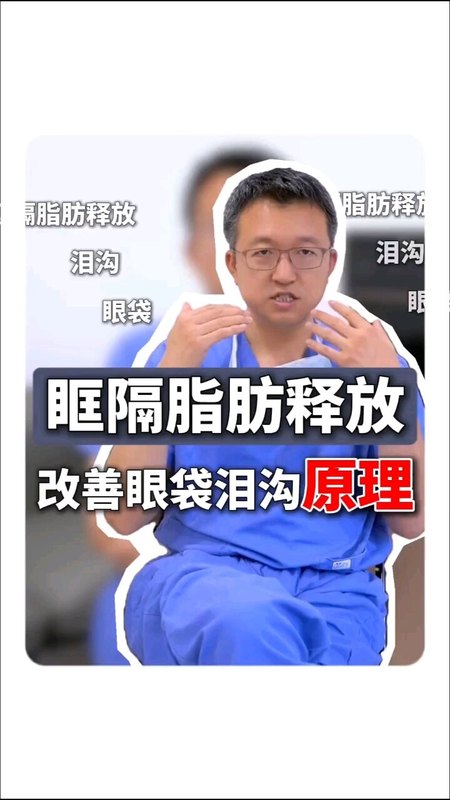 眶隔脂肪释放改善泪沟的原理