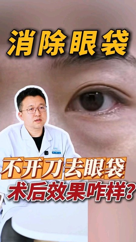 不开刀去眼袋术后效果咋样？