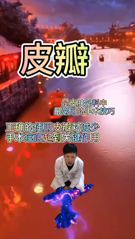 皮瓣的选择关系到术后疤痕的形成