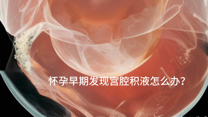 怀孕早期发现宫腔积液怎么办？